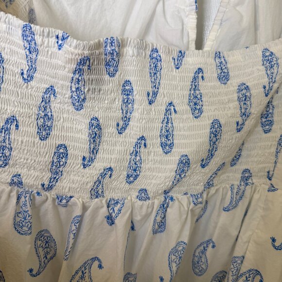 Blue printed halter dress - Picture 5 of 8